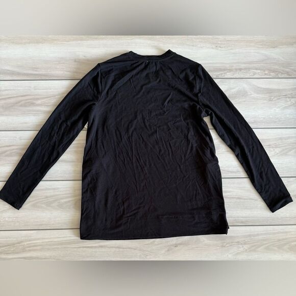 Daily Ritual Long-Sleeve Tunic Sweater with Side Slits Black M NWT - Picture 4 of 6